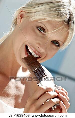 woman eating View Large Photo Image Stock Image - woman eating. Fotosearch