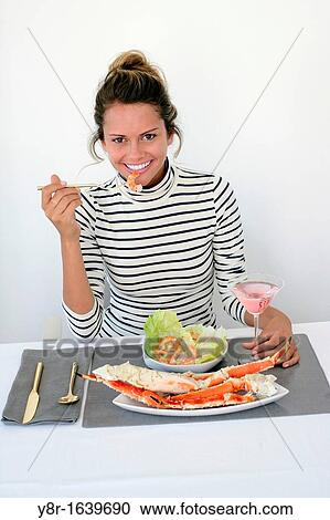 woman eating View Large Photo Image Stock Image - woman eating. Fotosearch