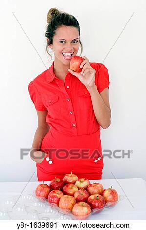 woman eating View Large Photo Image Stock Image - woman eating. Fotosearch
