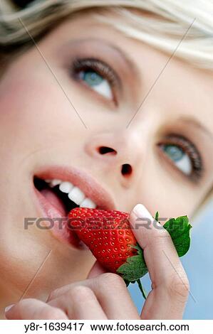 woman eating View Large Photo Image Stock Photo - woman eating. Fotosearch