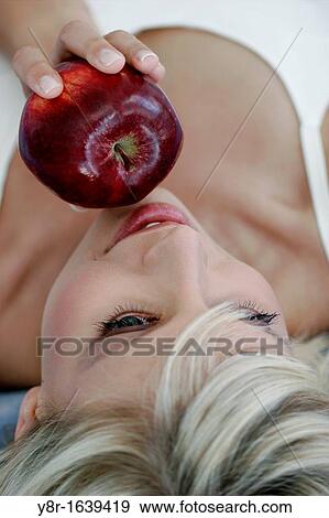 woman eating View Large Photo Image Stock Photo - woman eating. Fotosearch