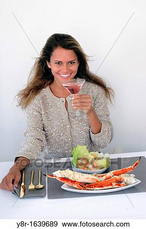 woman eating View Large Photo Image Stock Photo - woman eating. Fotosearch