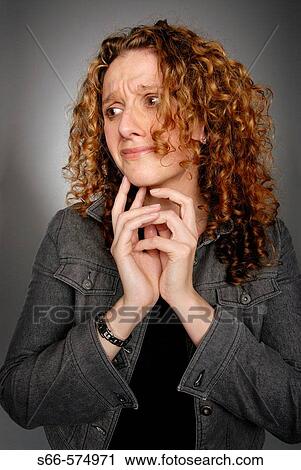 Stock Image - Woman, ethnic background: half Basc (Spanish), half English.. Fotosearch