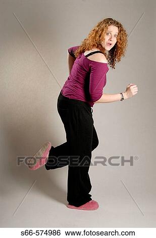 Stock Photograph - Woman, ethnic background: half Basc (Spanish), half English.. Fotosearch