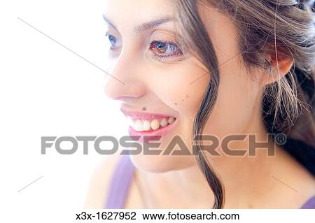 Woman face portrait View Large Photo Image Stock Image - Woman face portrait. Fotosearch