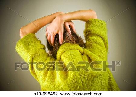 Woman facing the wall. View Large Photo Image Stock Image - Woman facing the wall.. Fotosearch