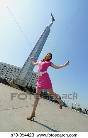 Woman front the Glory Monument, Samara, Samara Region, Russian Federation, Russia View Large Photo Image Stock Image - Woman front the Glory Monument, Samara, Samara Region, Russian Federation, Russia. Fotosearch