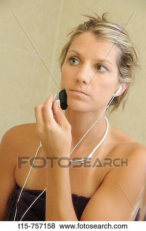 woman getting ready View Large Photo Image Stock Photo - woman getting ready. Fotosearch