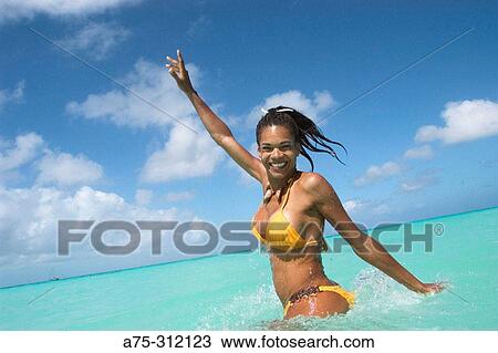 woman having fun in the sun View Large Photo Image Stock Image - woman having fun in the sun. Fotosearch