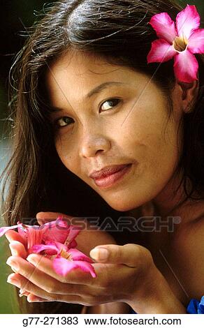 Woman in a spa in Koh Samui Island. Thailand View Large Photo Image Stock Image - Woman in a spa in Koh Samui Island. Thailand. Fotosearch