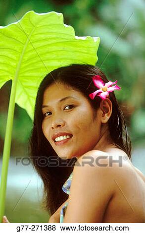 Woman in a spa in Koh Samui island. Thailand View Large Photo Image Stock Photo - Woman in a spa in Koh Samui island. Thailand. Fotosearch