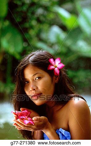 Woman in a spa. Koh Samui island. Thailand View Large Photo Image Stock Image - Woman in a spa. Koh Samui island. Thailand. Fotosearch