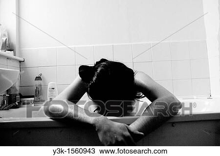 Woman in bathroom. London View Large Photo Image Stock Image - Woman in bathroom. London. Fotosearch