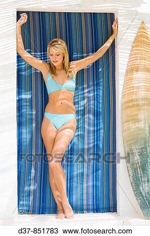 Stock Image - Woman in bikini. Fotosearch