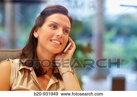 Stock Photo - Woman in hotel hall, Hotel Balneario de Acua, Pontevedra, Galicia, Spain. Fotosearch