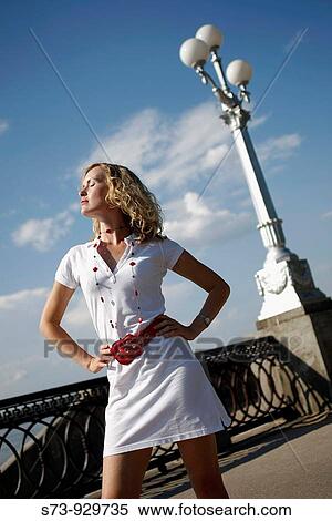Stock Photography - Woman in Samara, Samara Region, Russian Federation, Russia. Fotosearch