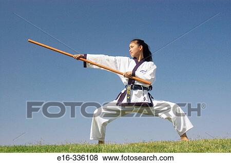 woman karate training View Large Photo Image Stock Photo - woman karate training. Fotosearch