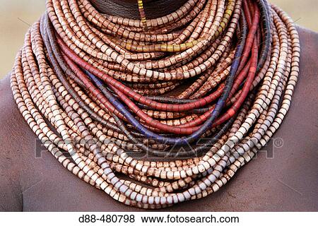Stock Photo - Woman. Karo ethnic group, lower Omo river basin, Gamo Gofa region, south west Ethiopia.. Fotosearch