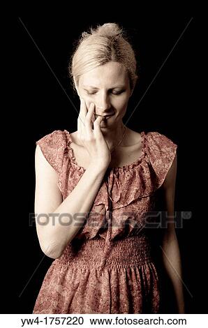 Woman looking sad View Large Photo Image Stock Image - Woman looking sad. Fotosearch