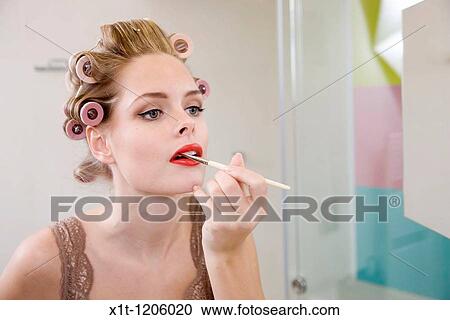 Woman make up. View Large Photo Image Stock Image - Woman make up.. Fotosearch