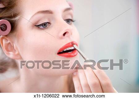 Woman make up. View Large Photo Image Stock Image - Woman make up.. Fotosearch