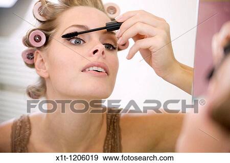 Woman make up. View Large Photo Image Stock Photo - Woman make up.. Fotosearch