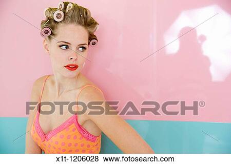 Stock Photo - Woman make up.. Fotosearch