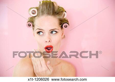 Woman make up. View Large Photo Image Stock Photograph - Woman make up.. Fotosearch