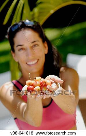 Stock Photo - Woman. Miami, Florida, USA. Fotosearch