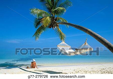 Woman on a beach. Ari Atoll, Maldives View Large Photo Image Stock Photograph - Woman on a beach. Ari Atoll, Maldives. Fotosearch