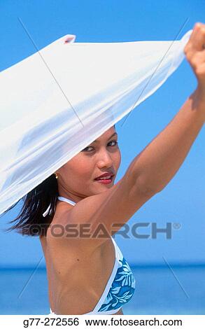 Woman on beach. Koh Mor island. Krabi. Thailand View Large Photo Image Stock Photograph - Woman on beach. Koh Mor island. Krabi. Thailand. Fotosearch