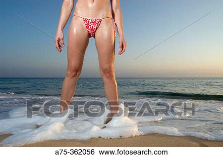 Woman on beach View Large Photo Image Stock Photograph - Woman on beach. Fotosearch