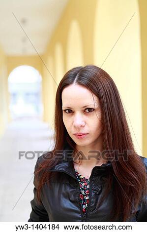 Woman on hallway View Large Photo Image Picture - Woman on hallway. Fotosearch