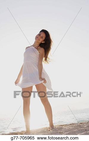 Woman on the beach. Key Biscayne, Florida, USA View Large Photo Image Stock Photography - Woman on the beach. Key Biscayne, Florida, USA. Fotosearch