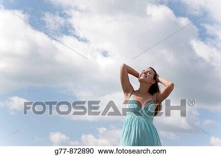 Woman on the beach, Miami, Florida, USA View Large Photo Image Stock Image - Woman on the beach, Miami, Florida, USA. Fotosearch