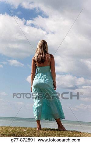 Woman on the beach, Miami, Florida, USA View Large Photo Image Stock Image - Woman on the beach, Miami, Florida, USA. Fotosearch