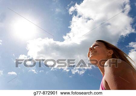 Woman on the beach, Miami, Florida, USA View Large Photo Image Stock Image - Woman on the beach, Miami, Florida, USA. Fotosearch