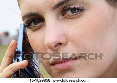 woman on the phone View Large Photo Image Stock Photo - woman on the phone. Fotosearch