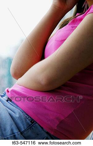 Stock Photograph - Woman on the phone.. Fotosearch