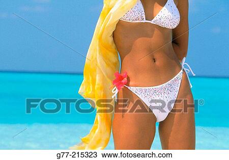 Woman on tropical beach. Maldives Islands View Large Photo Image Stock Image - Woman on tropical beach. Maldives Islands. Fotosearch