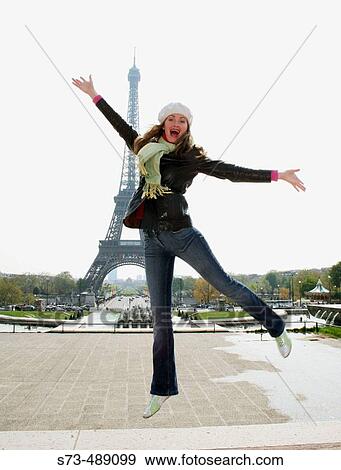 Stock Photo - Woman. Paris. France.. Fotosearch
