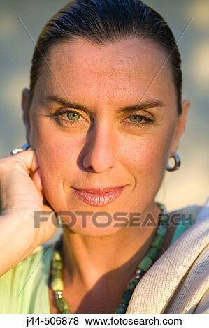 Woman portrait outdoor View Large Photo Image Stock Photo - Woman portrait outdoor. Fotosearch