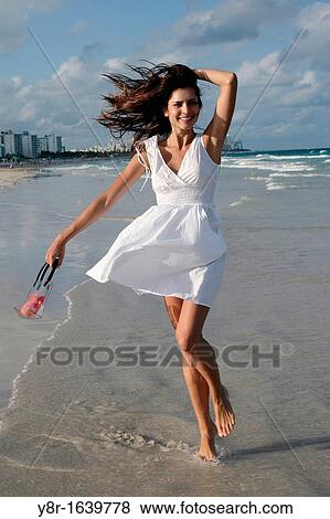 woman portrait seaside View Large Photo Image Stock Photo - woman portrait seaside. Fotosearch