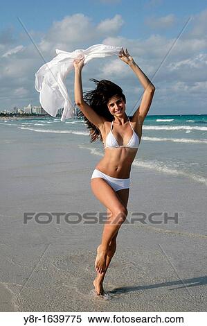 Stock Photography - woman portrait seaside. Fotosearch