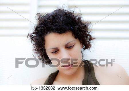Stock Image - Woman portrait. Fotosearch