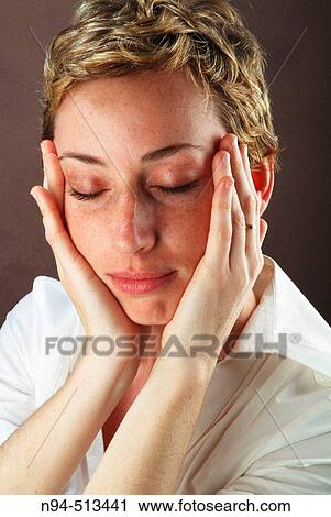 Stock Image - Woman portrait.. Fotosearch