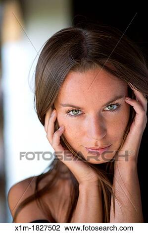 Woman portrait View Large Photo Image Stock Image - Woman portrait. Fotosearch