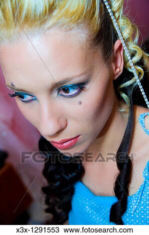 Stock Image - Woman portrait. Fotosearch