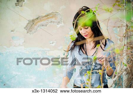 Stock Image - Woman portrait. Fotosearch