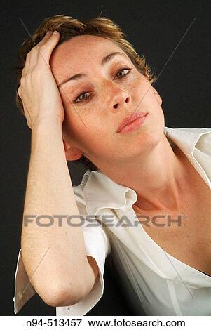 Woman portrait. View Large Photo Image Stock Photo - Woman portrait.. Fotosearch